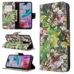 For Xiaomi Redmi 8 3D Colored Drawing Pattern Horizontal Flip Leather Case, with Holder & Card Slots & Wallet(Green Butterfly)