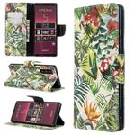 For Sony Xperia 5 / XZ5 3D Colored Drawing Pattern Horizontal Flip Leather Case, with Holder & Card Slots & Wallet(Banana Leaf)