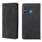 For Infinix Hot 8 / Hot 8 Lite X650 X650B / Tecon Camon 12 CC7 Sp Skin Feel Magnetic Horizontal Flip Leather Case with Holder & Card Slots(Black)