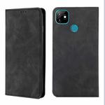 For Infinix Itel Vision 1 Skin Feel Magnetic Horizontal Flip Leather Case with Holder & Card Slots(Black)