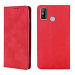 For Tecno Spark 6 GO Skin Feel Magnetic Horizontal Flip Leather Case with Holder & Card Slots(Red)