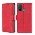 For Infinix Hot 9 / Note 7 Lite Skin Feel Crocodile Texture Magnetic Clasp Horizontal Flip PU Leather Case with Holder & Card Slots & Wallet(Red)