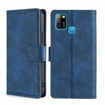 For Infinix Hot 10 Lite / Smart 5 Skin Feel Crocodile Texture Magnetic Clasp Horizontal Flip PU Leather Case with Holder & Card Slots & Wallet(Blue)