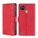 For Infinix Smart HD 2021 Skin Feel Crocodile Texture Magnetic Clasp Horizontal Flip PU Leather Case with Holder & Card Slots & Wallet(Red)