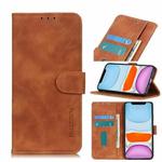 For iPhone 11 Retro Texture PU + TPU Horizontal Flip Leather Case with Holder & Card Slots & Wallet(Brown)