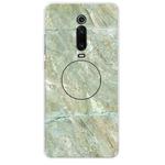 For Xiaomi Redmi K20 & K20 Pro Embossed Varnished Marble TPU Protective Case with Holder(Light Green)