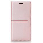 For Samsung Galaxy Note20 Dream Magnetic Suction Business Horizontal Flip PU Leather Case with Holder & Card Slot & Wallet(Rose Gold)
