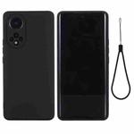 For Huawei Nova 9 Solid Color Liquid Silicone Dropproof Full Coverage Protective Case(Black)