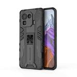 For Xiaomi Mi 11 Pro Supersonic PC + TPU Shock-proof Protective Case with Holder(Black)