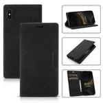 For iPhone XS Max Dream Magnetic Suction Business Horizontal Flip PU Leather Case with Holder & Card Slot & Wallet(Black)