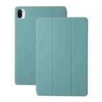 For Xiaomi Pad 5 / Pad 5 Pro Solid Color Magnetic Horizontal Flip Leather Case with Holder(Pine Needle Green)