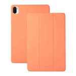 For Xiaomi Pad 5 / Pad 5 Pro Solid Color Magnetic Horizontal Flip Leather Case with Holder(Orange)