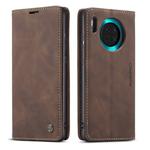 For Huawei Mate 30 4G / 5G CaseMe-013 Multifunctional Horizontal Flip Leather Case with Card Slot & Holder & Wallet(Coffee)