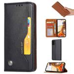 For Xiaomi Mi 11T / 11T Pro Knead Skin Texture Horizontal Flip Leather Case with Photo Frame & Holder & Card Slots & Wallet(Black)