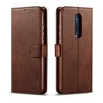 LC.IMEEKE For Xiaomi Redmi K20 / K20 Pro / 9T / 9T Pro Calf Texture Horizontal Flip Leather Case, with Holder & Card Slots & Wallet(Brown)