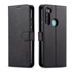 LC.IMEEKE For Xiaomi Redmi Note 8 Calf Texture Horizontal Flip Leather Case, with Holder & Card Slots & Wallet(Black)