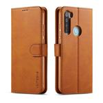 LC.IMEEKE For Xiaomi Redmi Note 8 Calf Texture Horizontal Flip Leather Case, with Holder & Card Slots & Wallet(Yellow)