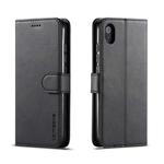 LC.IMEEKE For Xiaomi Redmi 7A Calf Texture Horizontal Flip Leather Case, with Holder & Card Slots & Wallet(Black)