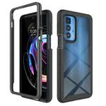 For Motorola Edge 20 Pro Starry Sky Solid Color Series Shockproof PC + TPU Protective Case(Black)