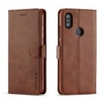LC.IMEEKE For Xiaomi Mi 6X Calf Texture Horizontal Flip Leather Case, with Holder & Card Slots & Wallet(Brown)