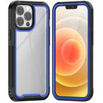 Colorful Border TPU + PC Full Coverage Protective Case For iPhone 13 Pro(Blue)