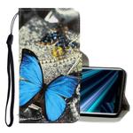 For Sony Xperia 20 3D Colored Drawing Horizontal Flip PU Leather Case with Holder & Card Slots & Wallet(A Butterfly)