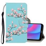 For Xiaomi Redmi 8A 3D Colored Drawing Horizontal Flip PU Leather Case with Holder & Card Slots & Wallet(Magnolia)
