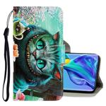 For Huawei Mate 30 3D Colored Drawing Horizontal Flip PU Leather Case with Holder & Card Slots & Wallet(Green Eyes)
