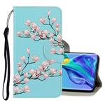 For Huawei Mate 30 Pro 3D Colored Drawing Horizontal Flip PU Leather Case with Holder & Card Slots & Wallet(Magnolia)