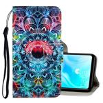 For Huawei P30 Lite 3D Colored Drawing Horizontal Flip PU Leather Case with Holder & Card Slots & Wallet(Mandala)