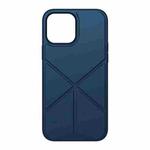 For iPhone 13 mini ROCK Element Plus TPU + PC Shockproof Protective Case with Folding Holder (Blue)