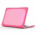 For MacBook Air 13.3 inch A1932 (2018) TPU + PC Two Color Laptop Protective Case(Rose Red)