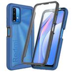 For Xiaomi Poco M3 / Note 9 4G Starry Sky Full Body Hybrid Shockproof Phone Case(Blue)