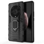 For Honor Magic3 Pro+ PC + TPU Shockproof Protective Case with Magnetic Ring Holder(Black)