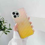 Suitcase Stripe Dual-side Laminating TPU Protective Case For iPhone 13 Pro(Yellow)