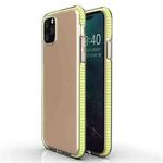 For iPhone 11 Pro TPU Two-color Drop-proof Protective Case(Lemon Yellow)