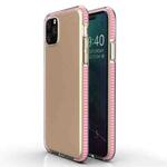 For iPhone 11 Pro TPU Two-color Drop-proof Protective Case(Girl Pink)