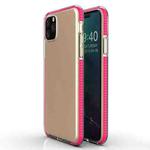 For iPhone 11 Pro TPU Two-color Drop-proof Protective Case(Rose Red)