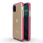 For iPhone 11 Pro Max TPU Two-color Drop-proof Protective Case(Rose Red)