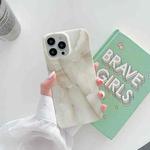 Marble Pattern TPU Shockproof Protective Case For iPhone 13 Pro(Fine Pits)