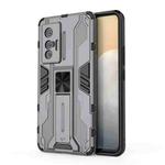 For vivo X70 Supersonic PC + TPU Shock-proof Protective Case with Holder(Grey)