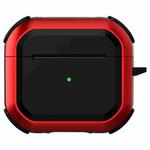 Wireless Earphones Shockproof Thunder Mecha TPU Protective Case For AirPods 3(Red)