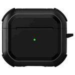 Wireless Earphones Shockproof Thunder Mecha TPU Protective Case For AirPods 3(Black)