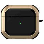 Wireless Earphones Shockproof Thunder Mecha TPU Protective Case For AirPods 3(Gold)