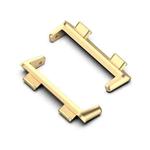 For OPPO Watch 2 42mm 1 Pair Metal Watch Band Connector(Gold)
