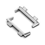 For OPPO Watch 2 42mm 1 Pair Metal Watch Band Connector(Silver)