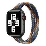 Small Waist Single Loop Nylon Braid Watch Band For Apple Watch Series 8&7 41mm / SE 2&6&SE&5&4 40mm / 3&2&1 38mm, Size:S 135mm(Cowboy Colorful)