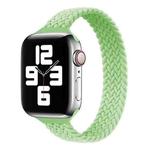 Small Waist Single Loop Nylon Braid Watch Band For Apple Watch Series 8&7 41mm / SE 2&6&SE&5&4 40mm / 3&2&1 38mm, Size:M 145mm(Pistachio)