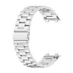 For OPPO Watch 2 46mm Stainless Steel Three-beads Watch Band(Silver)