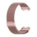 For OPPO Watch 2 42mm Milan Metal Watch Band(Rose Pink)
